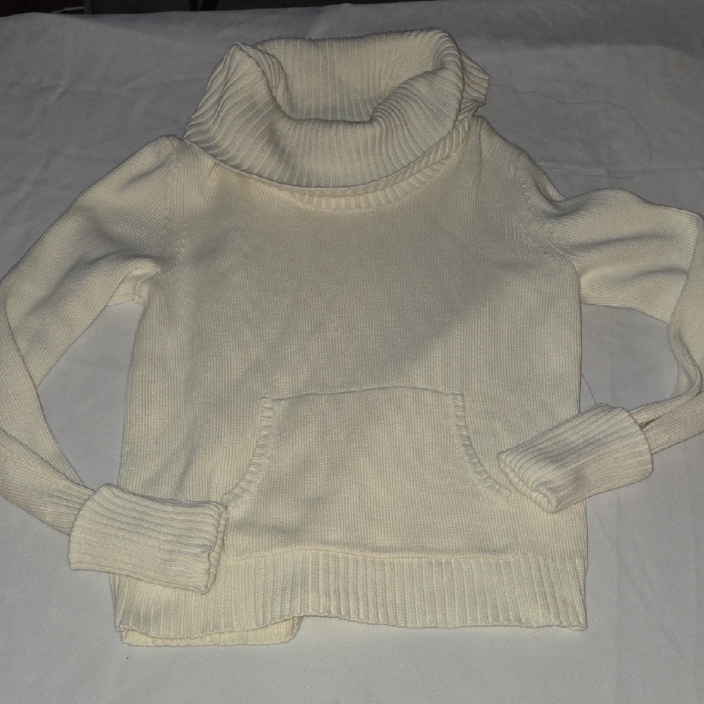Old Navy Cream Cowl Neck Sweater